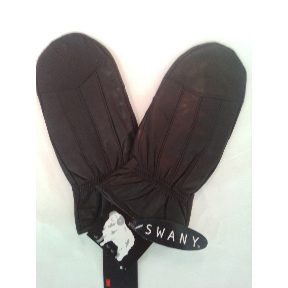 Swany Unisex Sheepskin Leather Mittens 3M Thinsulate Gloves New with Tags XL